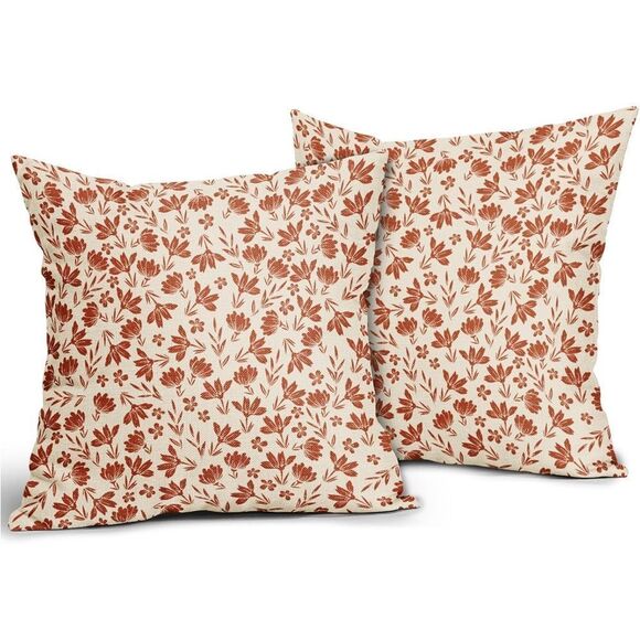Floral Pattern Throw Pillows - Picture 1 of 6